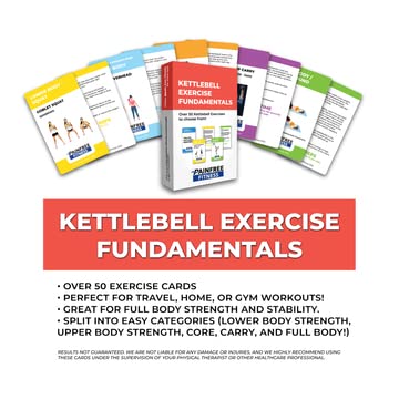 (50+ Cards) Kettlebell Fundamentals Flashcards Pain-Free Fitness, 3x5 in, Workout Cards Suitable for Safe Power Training, Strength Training, Tear-Resistant, Bend Resistant Flashcards