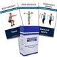 (65+ Cards) Fitness Fundamentals Flashcards Pain-Free Fitness, 3x5 in, Workout Cards Suitable for Safe Power Training, Strength Training, Tear-Resistant, Bend Resistant Flashcards